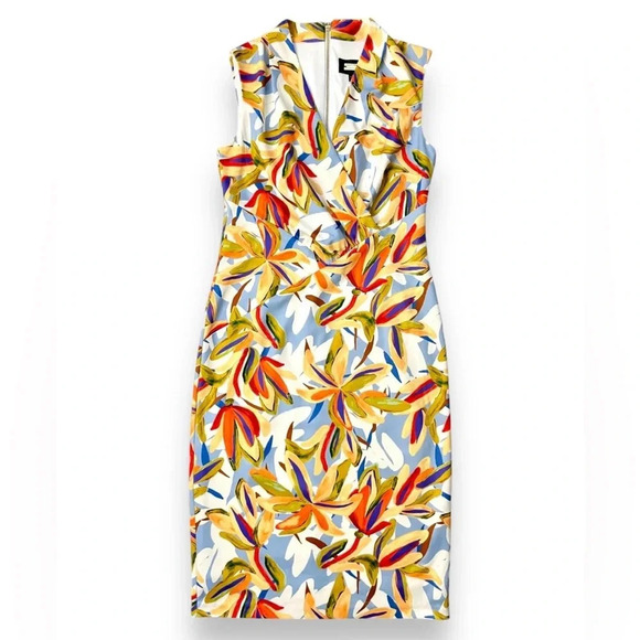 Alexia Admor Sleeveless Floral Printed Paris Dress - Picture 1 of 4